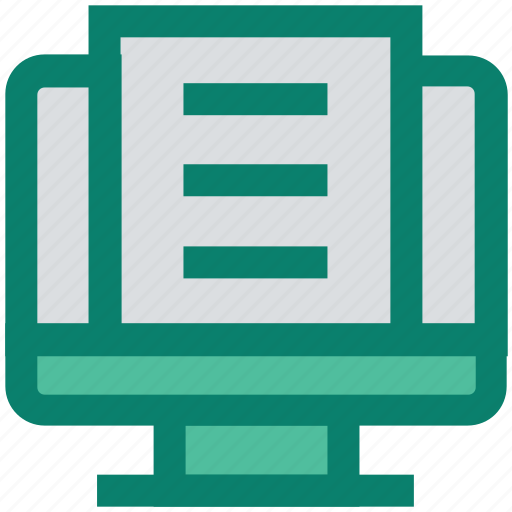 Development, document, lcd, paper, sheet, template icon - Download on Iconfinder