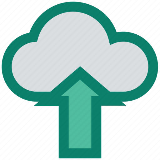 Cloud, cloud network, development, sharing, storage, up arrow, uploading icon - Download on Iconfinder