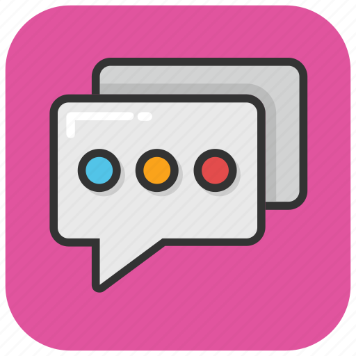Chat, chat bubble, chit chat, conversation, talk icon - Download on Iconfinder