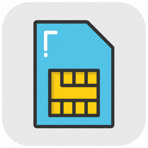 Chip, microchip, phone sim, sim, sim card icon - Download on Iconfinder