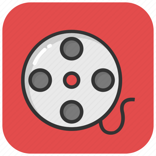 Cinema, movie reel, movie strip, multimedia, video reel icon - Download on Iconfinder
