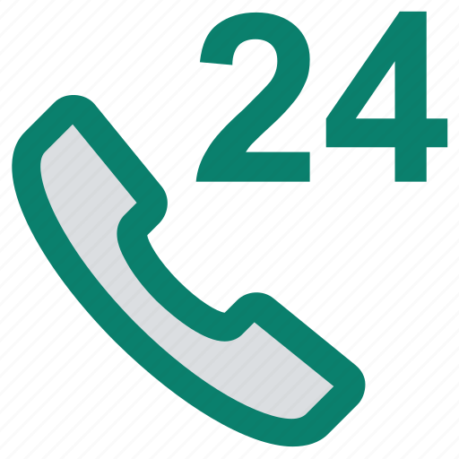 Call, call 24 hours, call service, helpline, phone, phone available, telephone icon - Download on Iconfinder