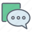 bubble, chat, communication, dialogue, message 