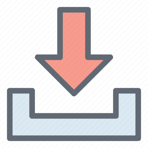 Arrow, down, download, guardar, save icon - Download on Iconfinder