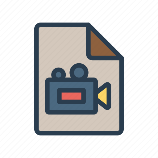 Archive, camera, file, recording, video icon - Download on Iconfinder