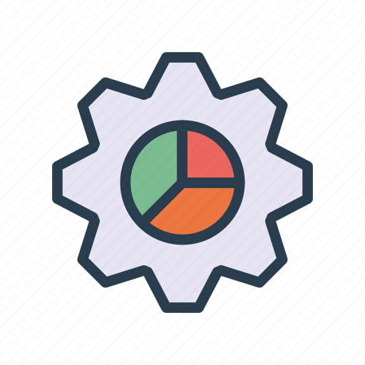 Chart, configure, gear, graph, setting icon - Download on Iconfinder