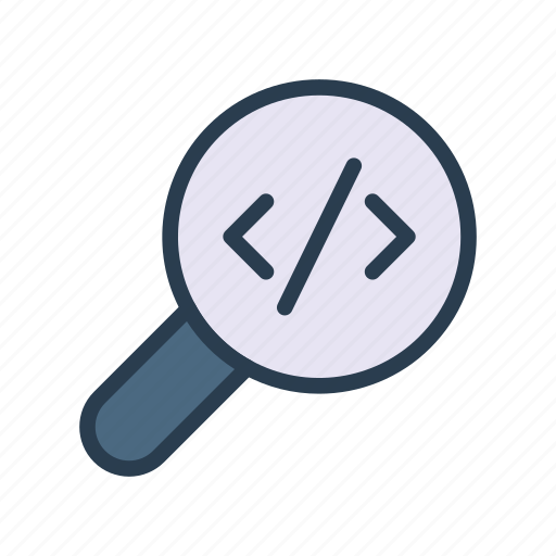 Find, magnifier, programming, scripting, search icon - Download on Iconfinder