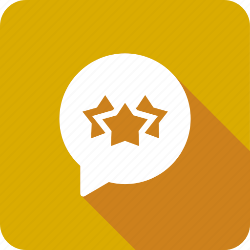 Bubble, chat, rank, rate, star icon - Download on Iconfinder