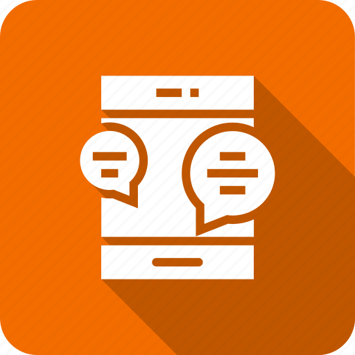 Bubble, chat, chatting, communication, mobile icon - Download on Iconfinder