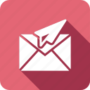 email, letter, mail, message, paperplane, plane, send