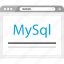 database, mysql, web, www 