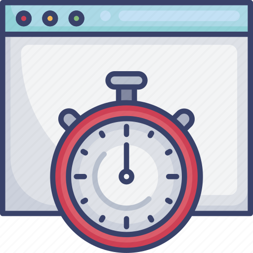 Clock, deadline, stopwatch, time, timer, webpage, website icon - Download on Iconfinder
