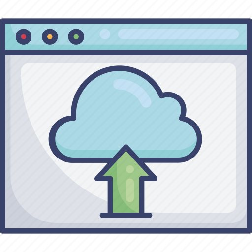 Arrow, cloud, storage, up, upload, webpage, website icon - Download on Iconfinder