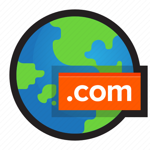 Domain, .com, www, internet icon - Download on Iconfinder