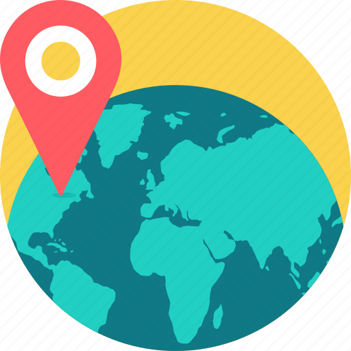 Location, gps, map, navigation, place, point, globe icon - Download on Iconfinder