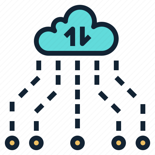 Cloud, data, difference, location, sharing icon - Download on Iconfinder