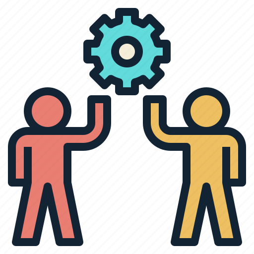 Cooperation, development, gear, team icon - Download on Iconfinder