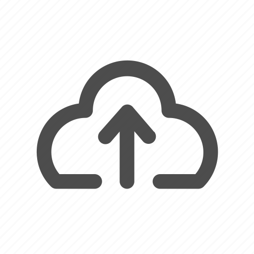 Cloud, line style, upload icon - Download on Iconfinder