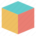 cube, dimension, element, geometric, package 