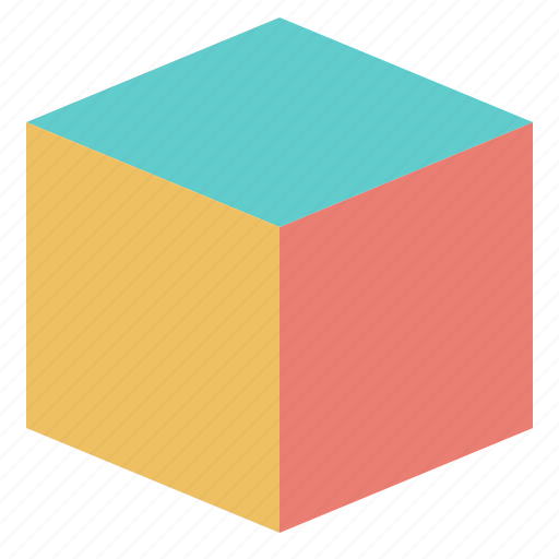 Cube, dimension, element, geometric, package icon - Download on Iconfinder