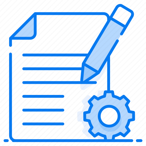 Project documentation, project management, document management, file config, data options icon - Download on Iconfinder