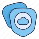 cloud, shield, security, protection, data