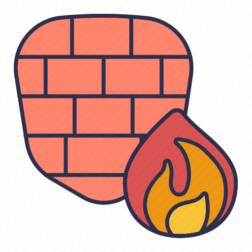 Antivirus, brick, fire, firewall, protection, security, wall icon - Download on Iconfinder