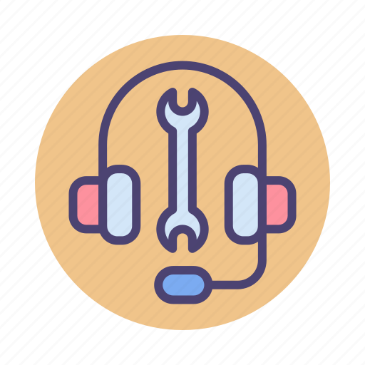 Customer service, headphone, help, maintenance, support, tech icon - Download on Iconfinder