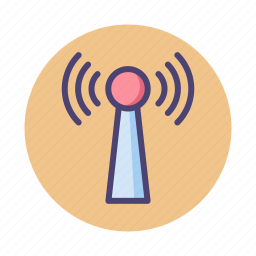 Receiver, signal, tower, wireless icon - Download on Iconfinder