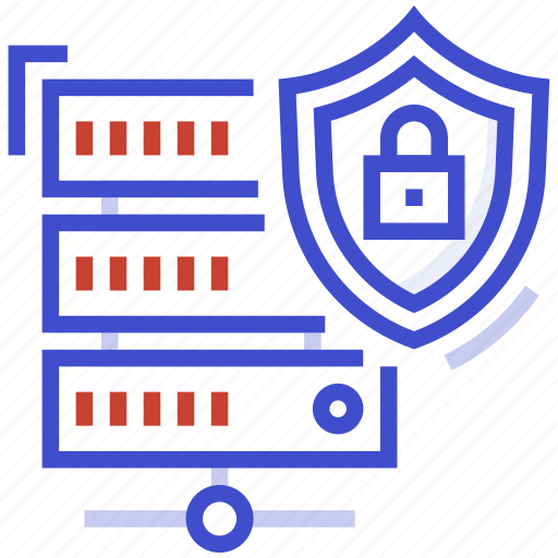 Data security, network security, safe server, server security, web security icon - Download on Iconfinder