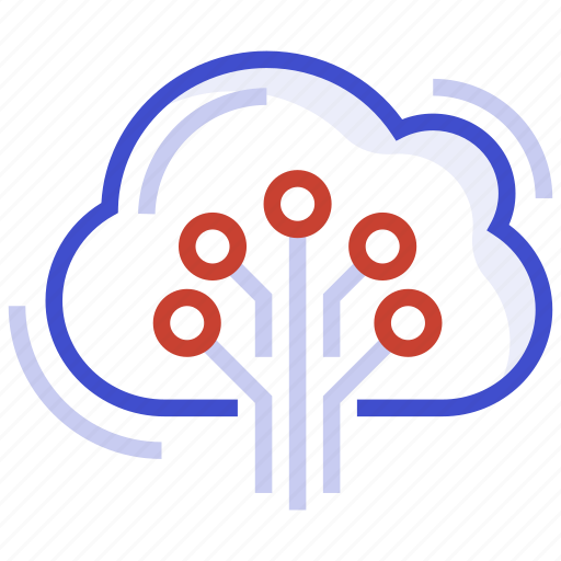 Circuit cloud, cloud computing, cloud computing application, cloud computing circuit, cloud technology concept icon - Download on Iconfinder