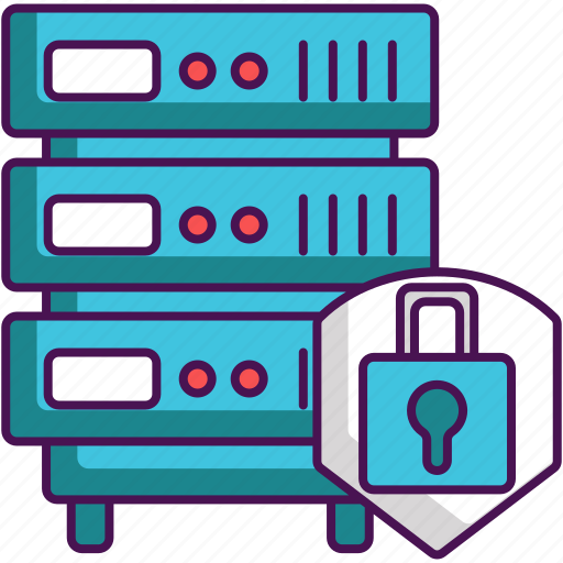 Cyber, security, hosting, protection, safety, server icon - Download on Iconfinder