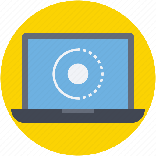 File loading, initializing, laptop, loading, processing icon - Download on Iconfinder