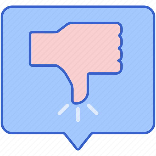 Dislike, down, hand, thumb icon - Download on Iconfinder