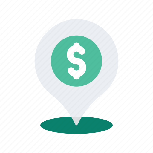 Content, digital, location, marketing, pin, strategy icon - Download on Iconfinder