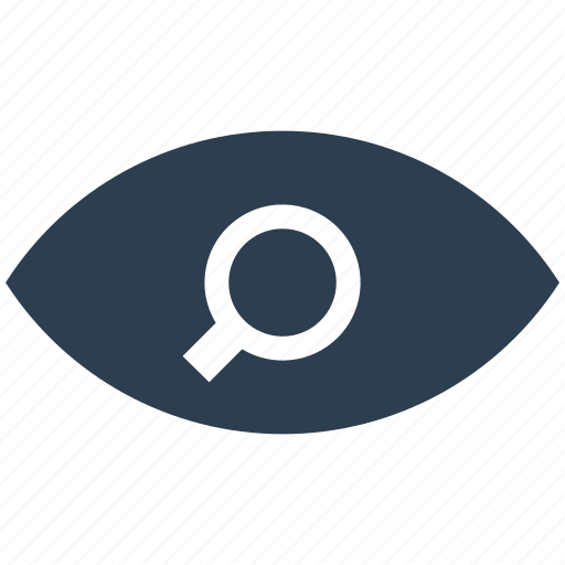 Eye, magnifier, vision icon - Download on Iconfinder