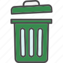 delete, remove, trash, bin, garbage