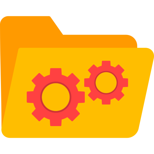 Editfolder, folder, gear, network, options, setting, system icon - Download on Iconfinder