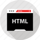 browser, code, html, language