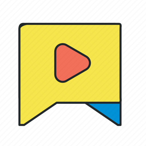 Call, chat, video, vlog, film, message, movie icon - Download on Iconfinder