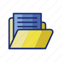 document, file, folder