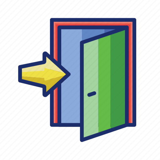 Door, in, sign icon - Download on Iconfinder on Iconfinder