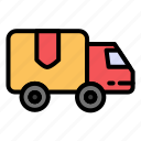 delivery, transport, car, truck, package, shipping, transportation