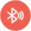 bluetooth, connect, sync, wave icon 