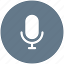mic, microphone, siri, speaker, speech, talk, text icon