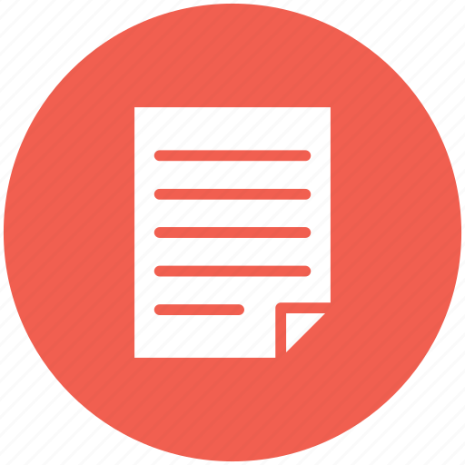 Circle, document, file, form, note, report icon icon - Download on Iconfinder