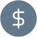 currency, dollar icon 