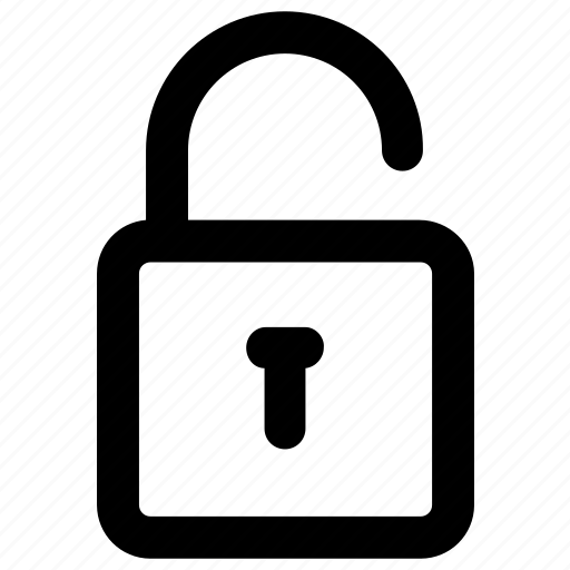 Block, lock, open icon, unlocked icon - Download on Iconfinder
