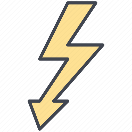 Lightning, storm, thunder, weather icon - Download on Iconfinder
