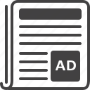 ad, advertise, advertisement, advertising, news, newspaper, sponsor